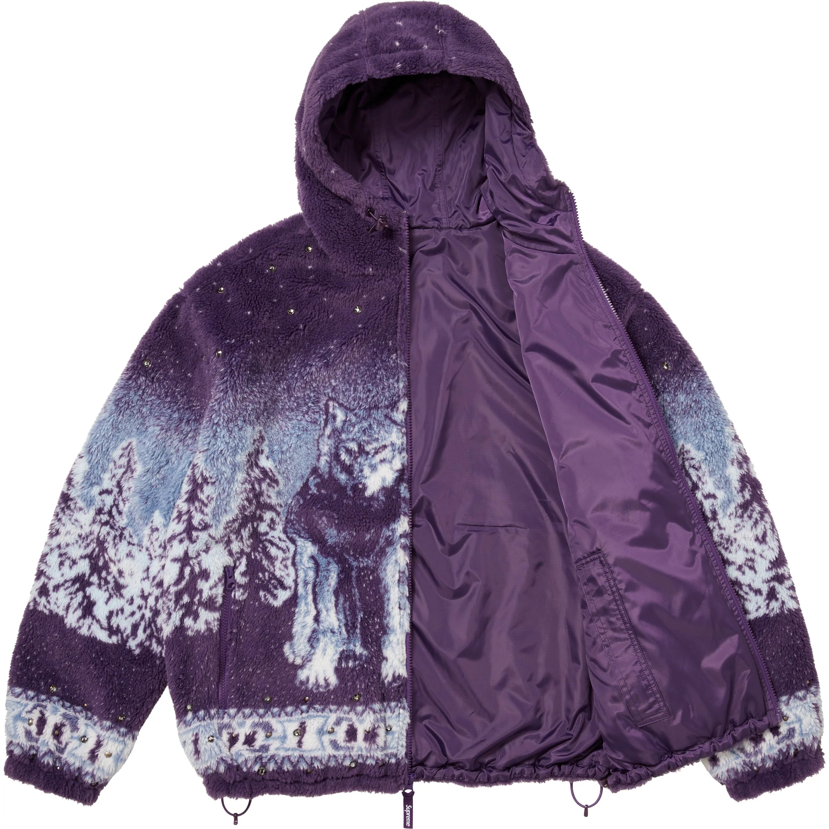 Supreme®/b.b. Simon Reversible Hooded Fleece Jacket view 13